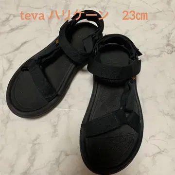 TEVA 허리케인 샌들 블랙 23cm