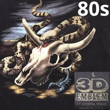 081 3D EMBLEM 1989년 제작 빈티지 할리데이비슨