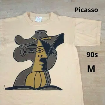 유로 구제 의류 90s 피카소 아트 티셔츠