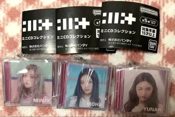 ILLIT 유나 이로하 민지 가챠가챠 미니 CD 컬렉션 3종 세트