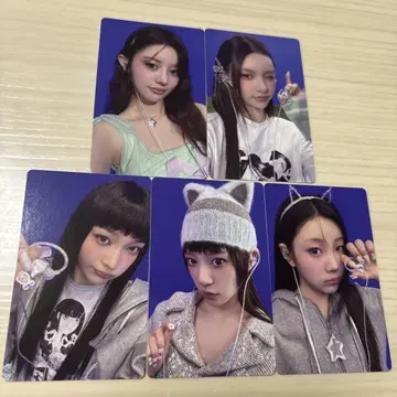 ILLIT bomb MERCH ver. 트레이딩 카드 컴프 5장 세트