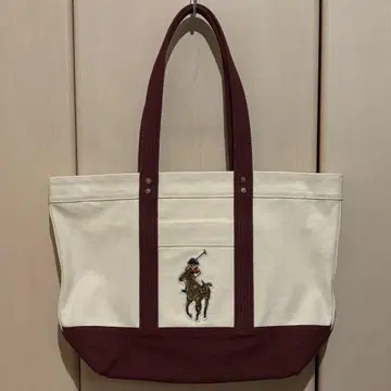랄프 로렌 폴로 베어 30주년 토트백