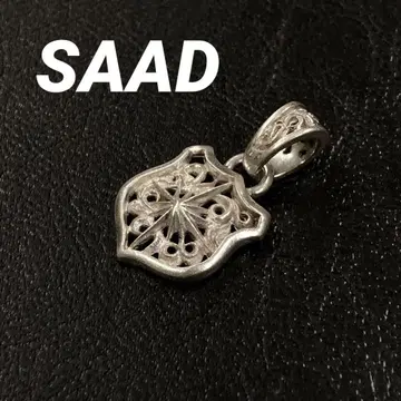 SAAD 사드 태양신 심볼 쉴드 실버 넥리스 탑
