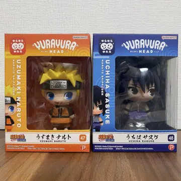 NARUTO 나루토 사스케 피규어 흔들흔들 헤드 2개 미개봉 새상품