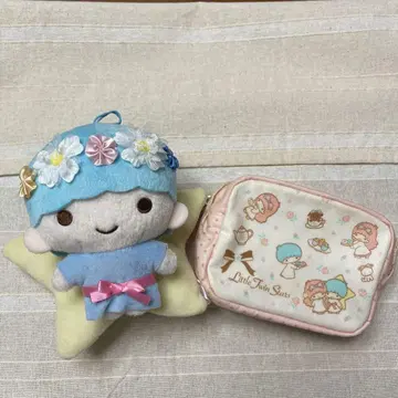 산리오 키키라라 마스코트 파우치 레트로