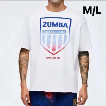 신상품 신상 zumba 반팔 남성용 여성용 화이트 네이비 빨간색 M/L