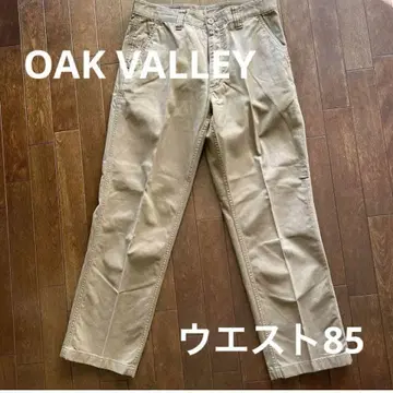OAK VALLEY 베이지 스트레이트 팬츠 허리 85