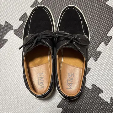 VANS 스웨이드 블랙 신발 9H