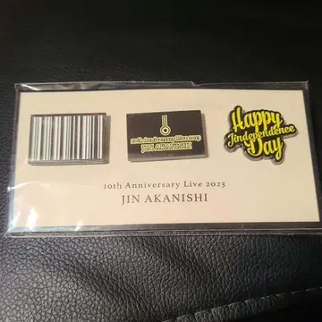 아카니시 젠 10주년 라이브 2023 VIP 한정판 핀즈 세트