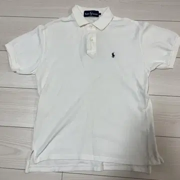 Ralph Lauren 화이트 피케 셔츠 M