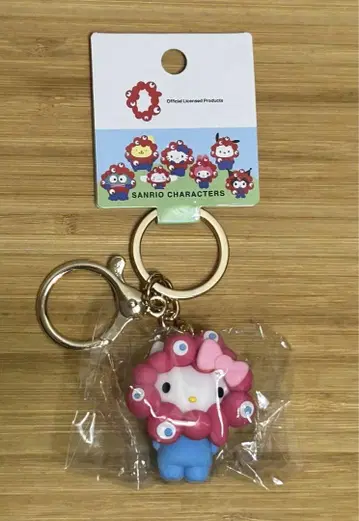 키티 밉밉이 입체 마스코트 컬러 키링 산리오 만박