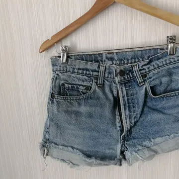 리바이스 숏 팬츠 데님 컷오프 여성용