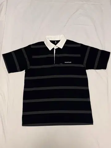 몽벨 WIC. 라거 셔츠 하프 슬리브 Men's M 사이즈 블랙