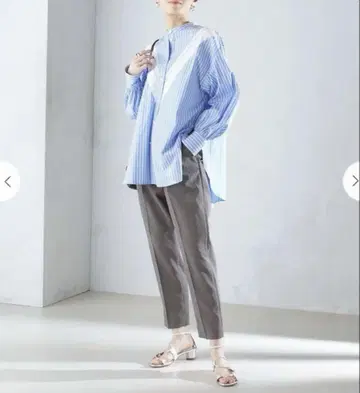 SHIPS for women 사이드 라인 스트레치 테이퍼드 팬츠