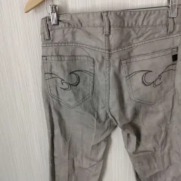 커스텀 컬처 데님 팬츠 컬러 데님 그레이 남성용