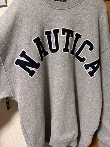 NAUTICA 그레이 맨투맨 L 사이즈