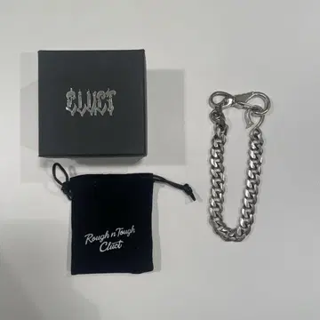 클럭 CLUCT 지갑 체인 실버 challenger