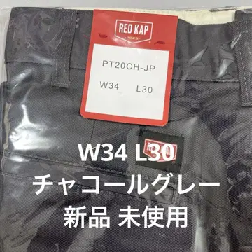 W34 L30 레드캡 PT20 작업 바지 챠콜