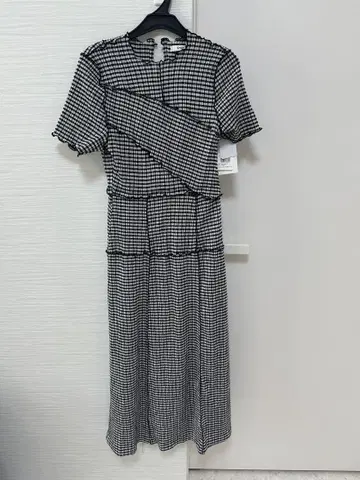 SNIDEL 티셔츠 원피스 블랙 0