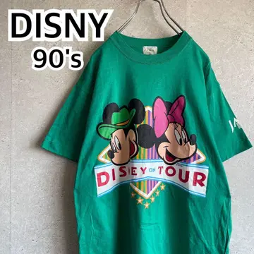 디즈니 미키 마우스 미니 마우스 90s 기업 콜라보 티셔츠 JAL