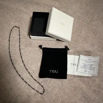TEN. SILVER925 크로셰 목걸이