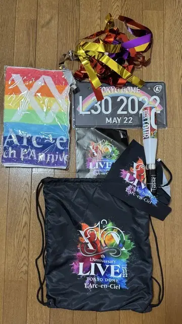 L'Arc~en~Ciel 투어 굿즈 2022 30주년 기념 테이프