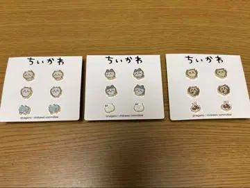 시마무라 치이카와 (먼작귀) 하치와레 시사 귀걸이