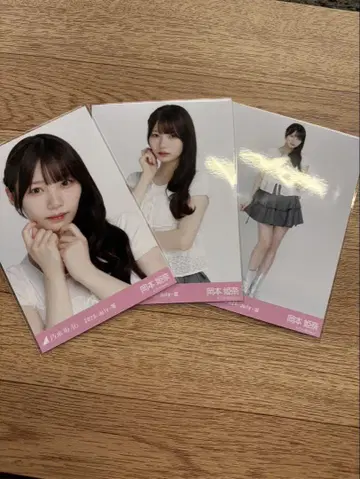 노기자카46 브로마이드 프릴 미니 스커트 오카모토 히나 컴프