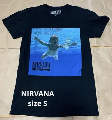 NIRVANA 너바나 NEVERMIND 티셔츠 S 사이즈 블랙