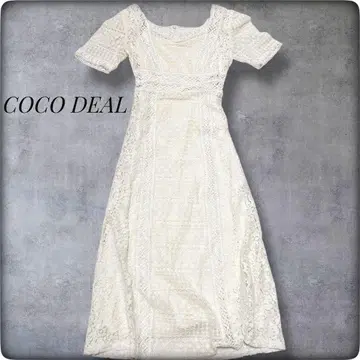 한정 판매/미사용급] COCODEAL 코코딜 레이스 원피스 롱