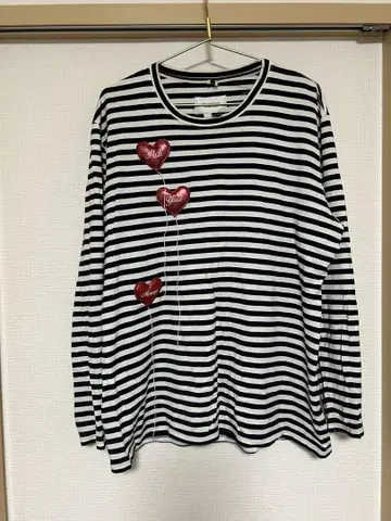 doublet 스트라이프 패턴 긴팔 티셔츠