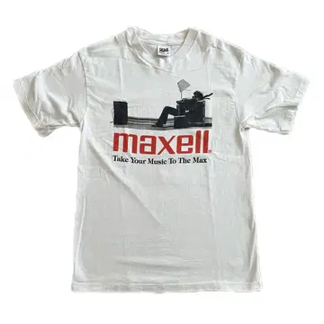 90년대 MAXELL 빈티지 티셔츠 (아닐)