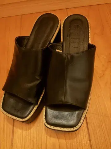 블랙 플랫폼 샌들 L 사이즈