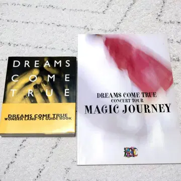 DREAMS COME TRUE 콘서트 투어 팜플렛 2권 세트