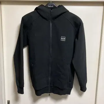 DUFFER 블랙 라벨 집업 후드티 L