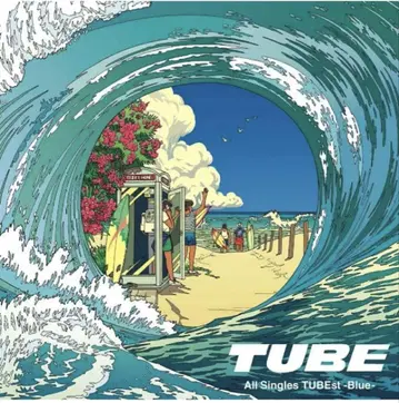 초회 한정판 TUBE All Singles TUBEst Blue