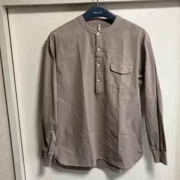 DUFFER L 사이즈 베이지 긴팔 셔츠