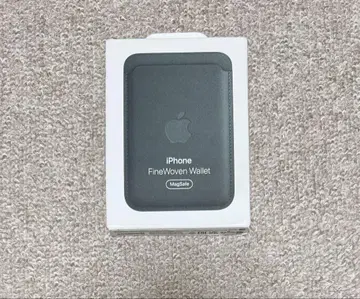 정품 MagSafe 대응 iPhone 파인 우븐 지갑 그리
