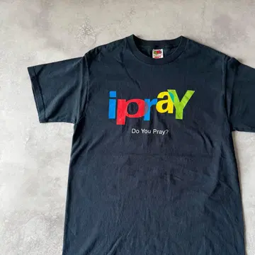 ipray 티셔츠 구제 의류 ebay 패러디 구제 티셔츠 M 사이즈