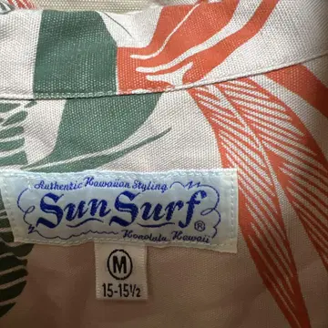 선서프 SUN SURF 알로하 셔츠 일본풍 패턴 동양 엔터프라이즈 M