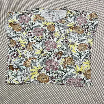 TSUMORI CHISATO 꽃무늬 반팔 티셔츠