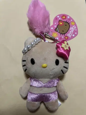 HELLO KITTY GOGO 갸루 꼬리 마스코트 키링 일광화상