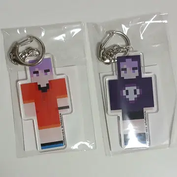 일상조 시니가미 Minecraft 콜라보 캐릭터 아크릴 키링 탈옥