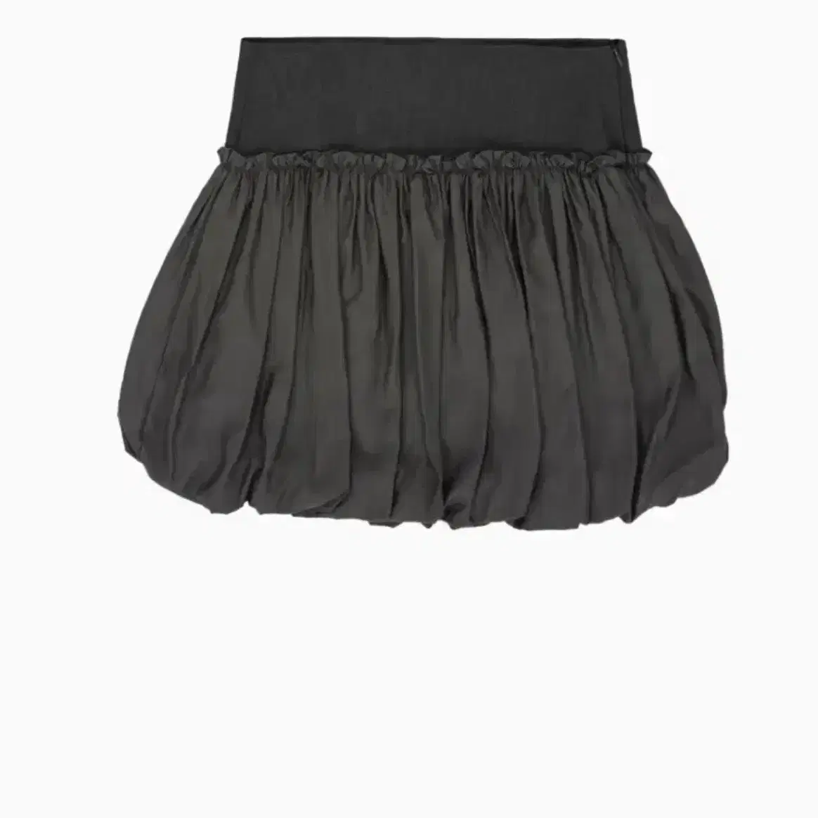 OHESHIO balloon banding midi skirt,black Ohesio Balloon Midi