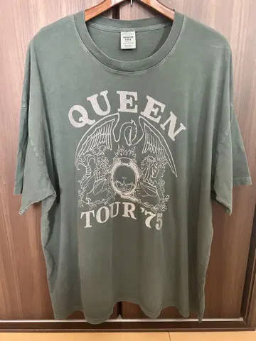 QUEEN TOUR '75 티셔츠 L/XL 그레이