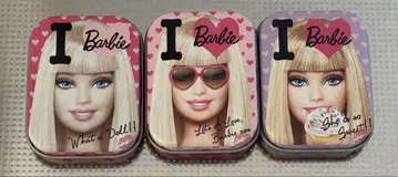 I Love Barbie 미니 캔 세트 3개