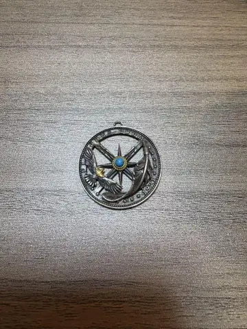 하와이안 주얼리 나침반 펜던트 실버