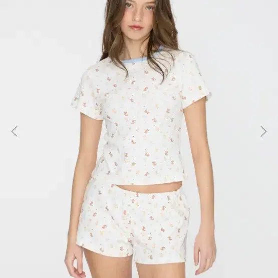 【GLOWNY】SET UP WILD BABY TEE R6639 GLOWNY | 글로니 Glowny WILD BABY TEE (TEDDY) L #글로니