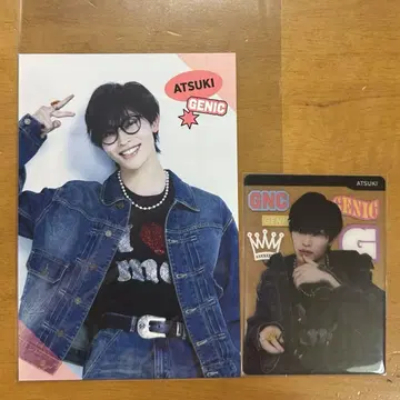 GENIC 마시코 아츠키 트레이딩 카드 엽서