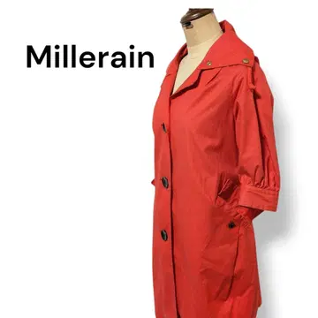 Millerain 레드 트렌치코트